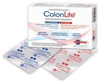 ColonLife Integratore Trattamento Coleopatie 10 compresse + 10 capsule