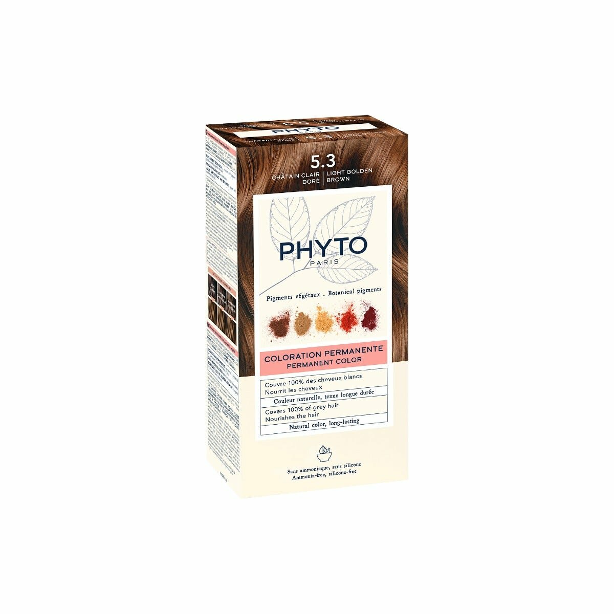 Color kit 5,3 castano chiato dorato 1 latte 50 ml + 1 crema 50 ml + 1 maschera 12 ml