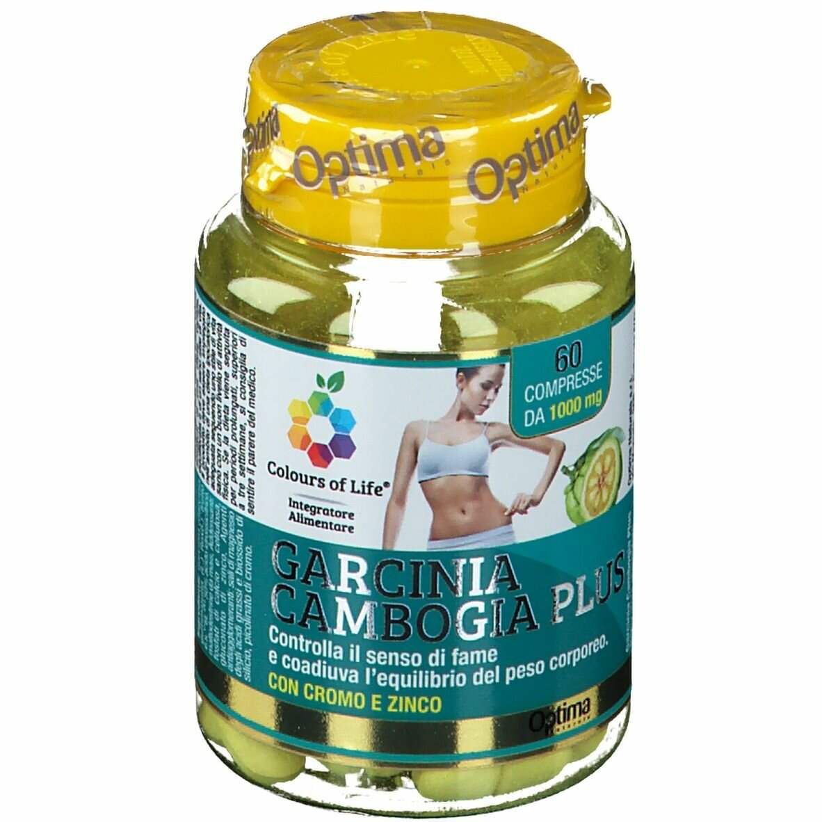 Colours of life garcinia cambogia plus 60 compresse 1000 mg