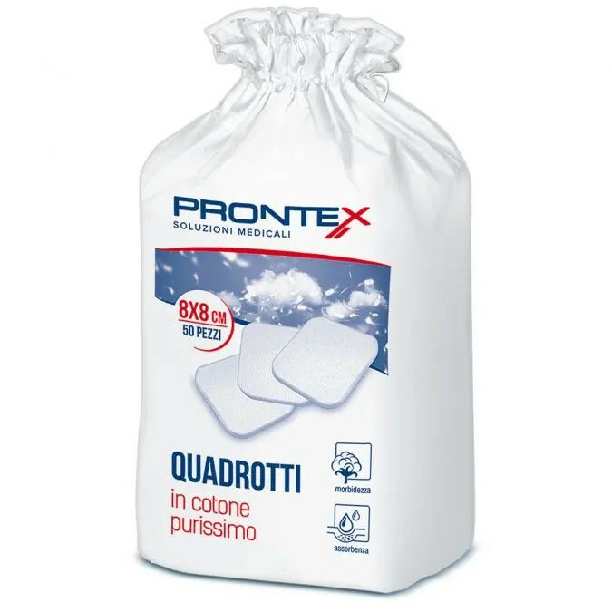 Cotone idrofilo prontex quadrotti