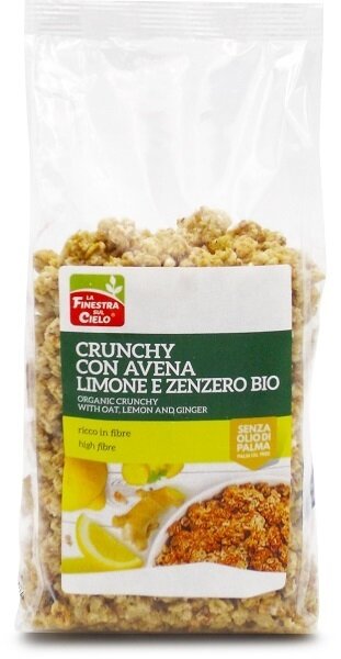Crunchy con avena limone e zenzero