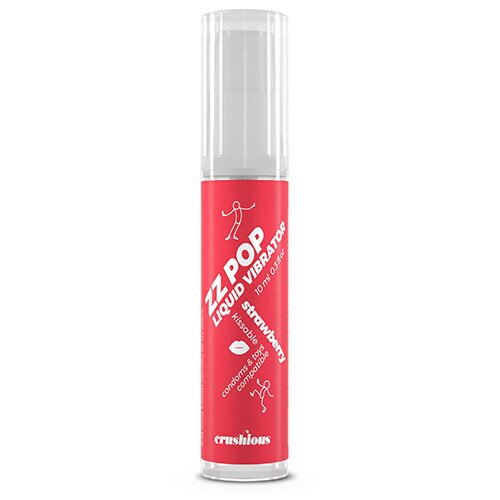 Crushious  Zz Pop Vibratore Liquido Fragola  10 ml