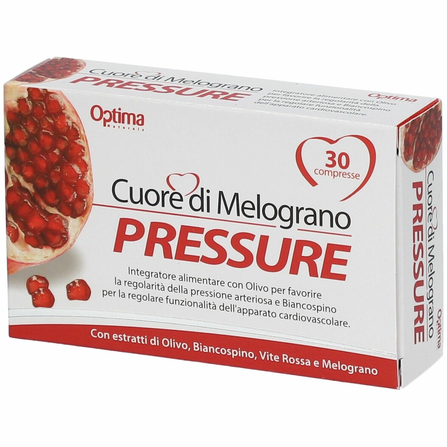 Cuore di melograno pressure 30 compresse