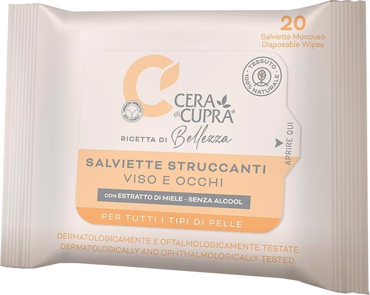 Cupra salviett struccante 20 pezzi