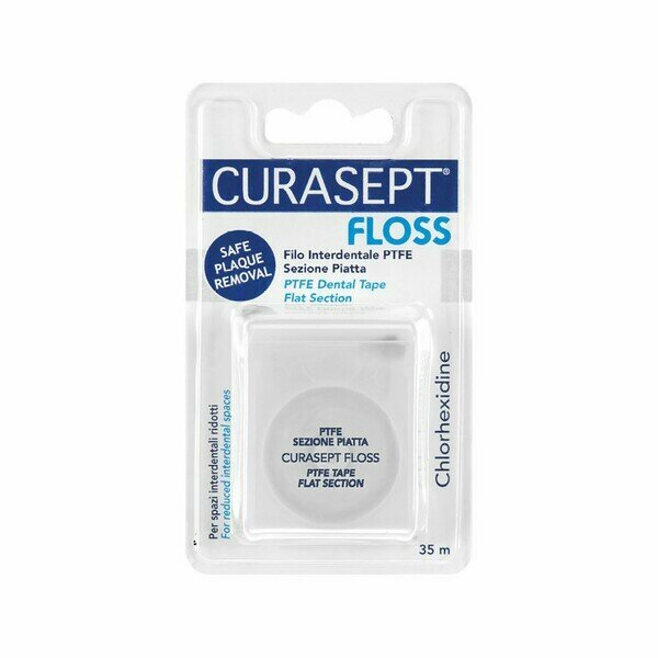 Curasept floss ptfe tape clorexidina