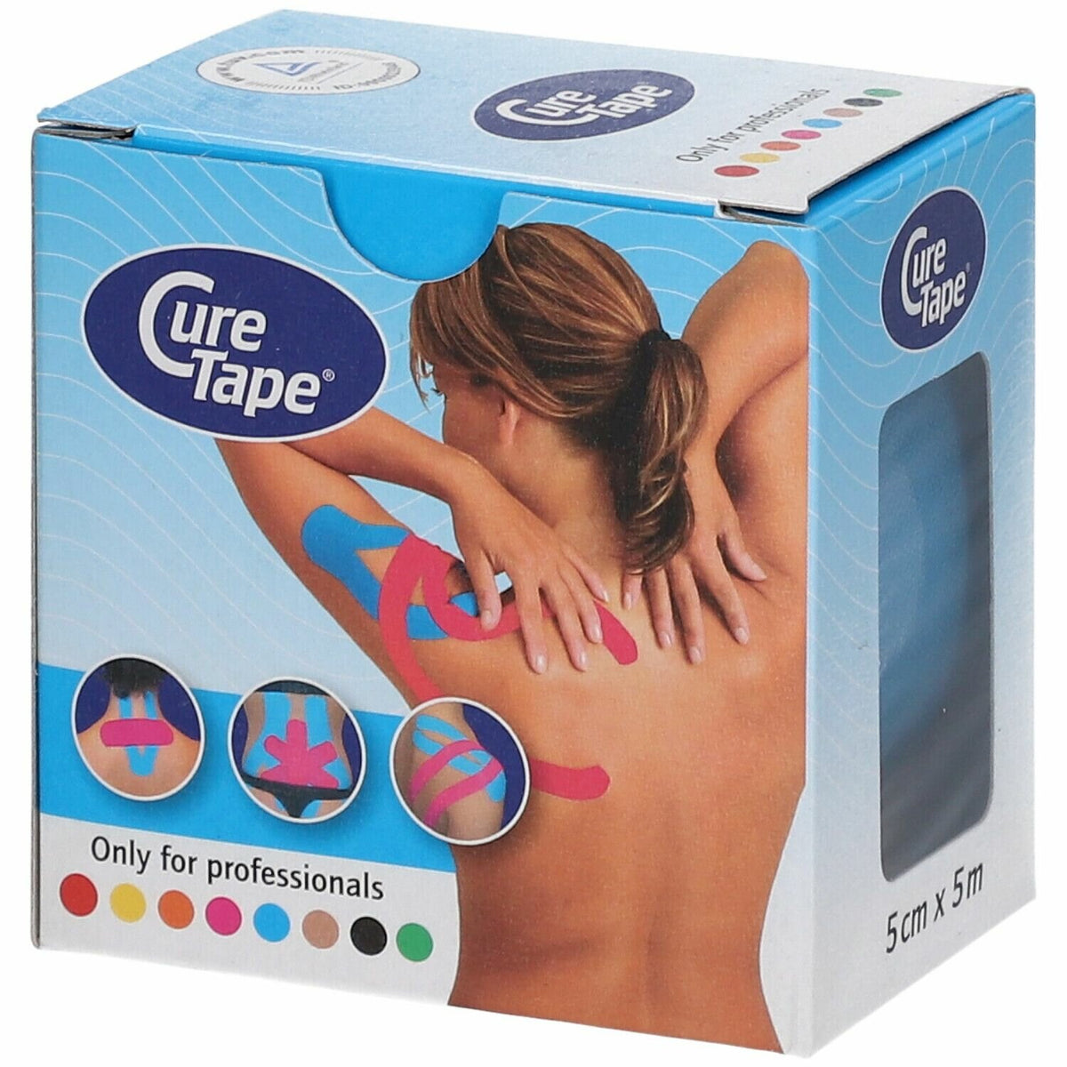 Cure tape azzurro 5x500 cm