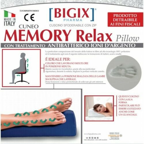 Cuscino cuneo memorelax