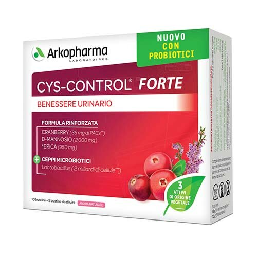 Cys Control Forte Integratore Per Infezioni Urinarie 10+5 Bustine