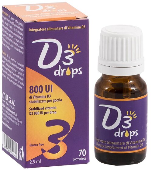 D3 drops 800 ui flaconcino 2,5 ml