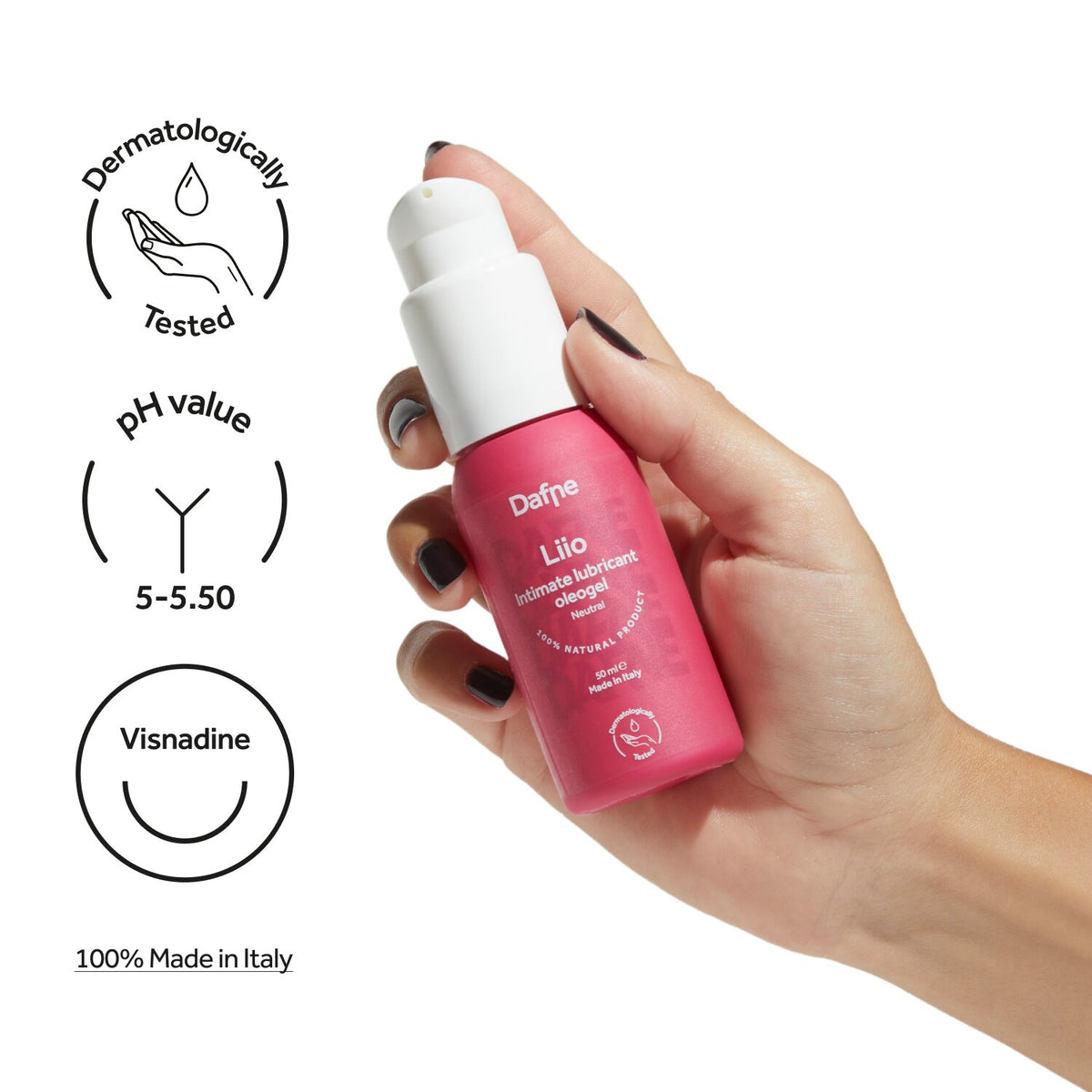Dafne lubrificante naturale intimo base olio stimolante con visnadina 50ml
