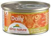 Daily menu cats tacchino 85g