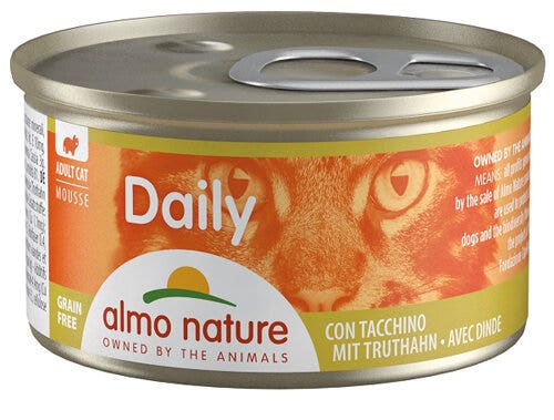 Daily menu cats tacchino 85g