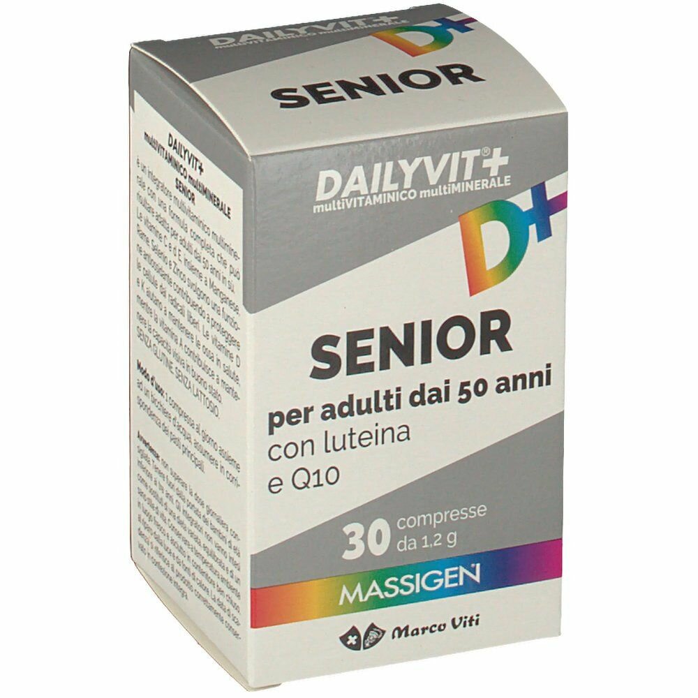 Dailyvit+ senior multivitaminico e multiminerale 30 compresse