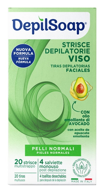 Depilsoap strisce viso nor12 pezzi