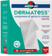 Dermatess cot garza 18x40 12 pezzi