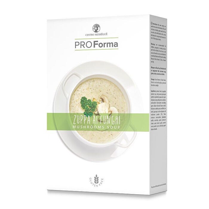 Dieta pro forma zuppa funghi