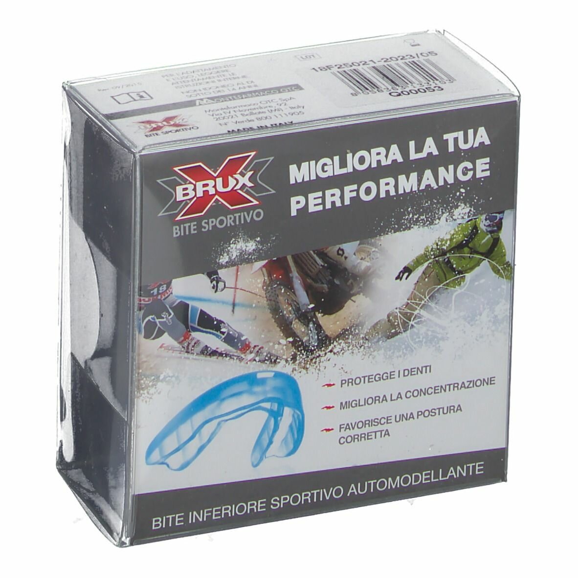 Dr brux bite sport infusione trasparente