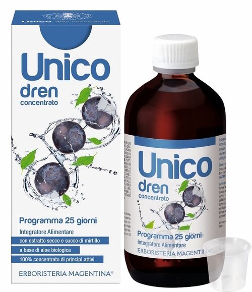 Dren mirtillo unico 250 ml