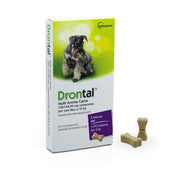 Drontal Multi Aroma Carne 150 mg + 144 mg + 50 mg per cani fino a 10 kg 6 compresse