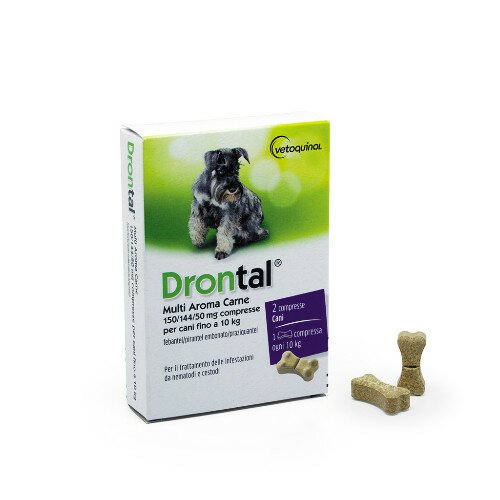 Drontal Multi Aroma Carne Per Cani 2 Compresse