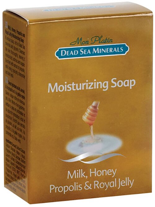 Dsm mon platin sapone idratante al latte  miele  propoli & pappa reale 120 g
