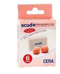 Earplug scudo cera 6coppie 12p