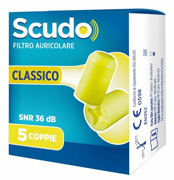Earplug scudo classic 5 coppie