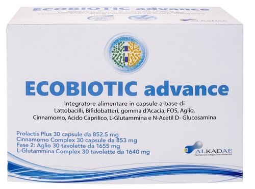 Ecobiotic advance 60 tavolette + 60 capsule