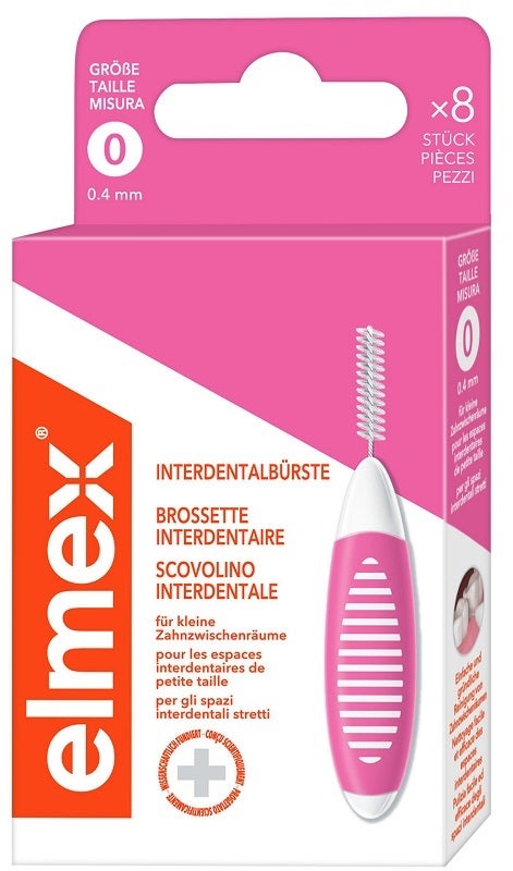 Elmex interdental brush pink