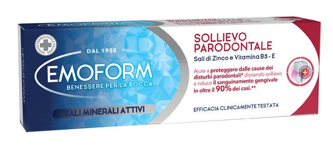 Emoform sollievo parodontale dentifricio 75ml