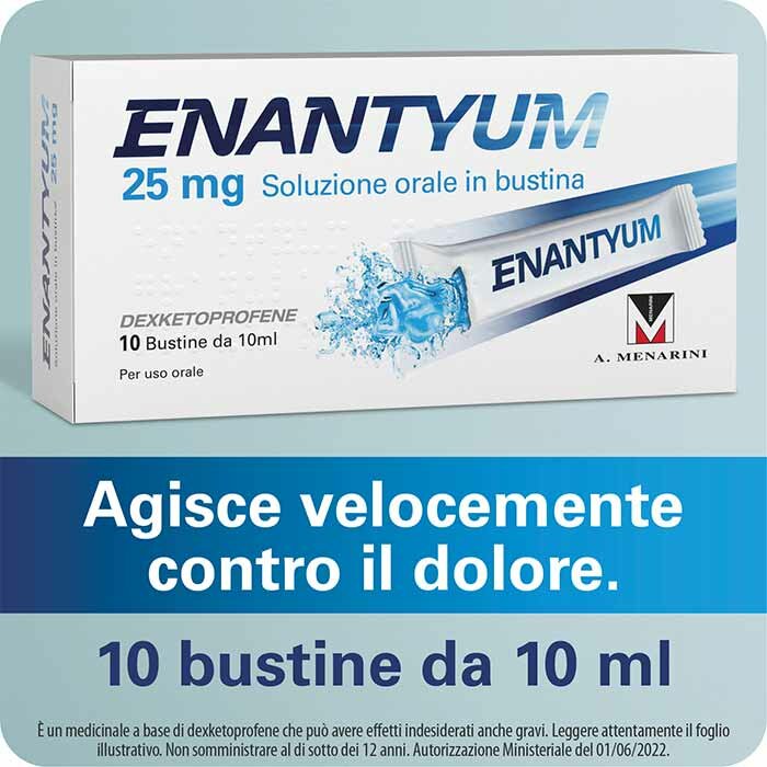 Enantyum 10 Bustine Soluzione Orale Liquida