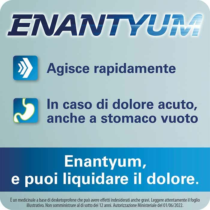 Enantyum 20 compresse rivestite 25mg