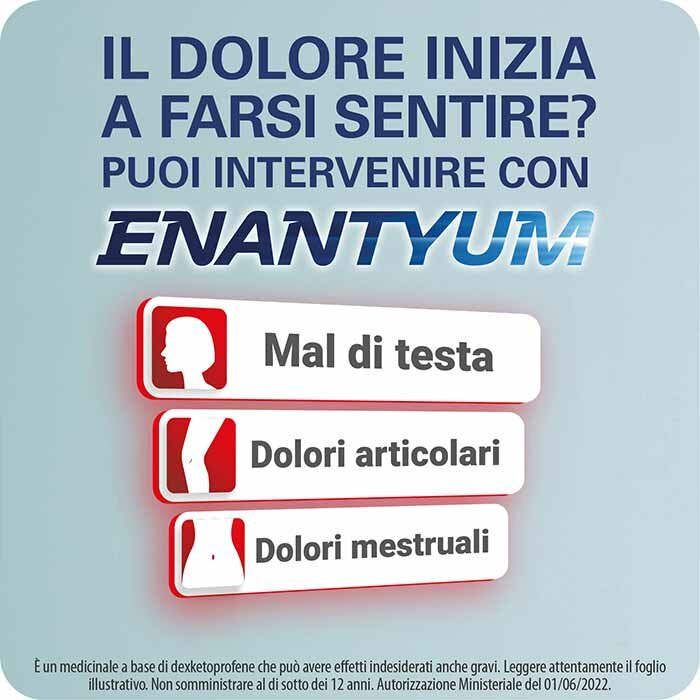 Enantyum 20 compresse rivestite 25mg