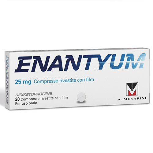 Enantyum 20 compresse rivestite 25mg
