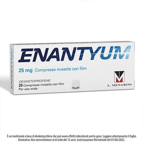 Enantyum 20 compresse rivestite 25mg