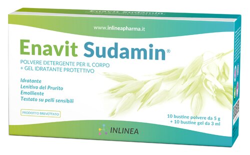 Enavit sudamin 10 bustine polvere da 5 g + 10 bustine gel da 3 ml