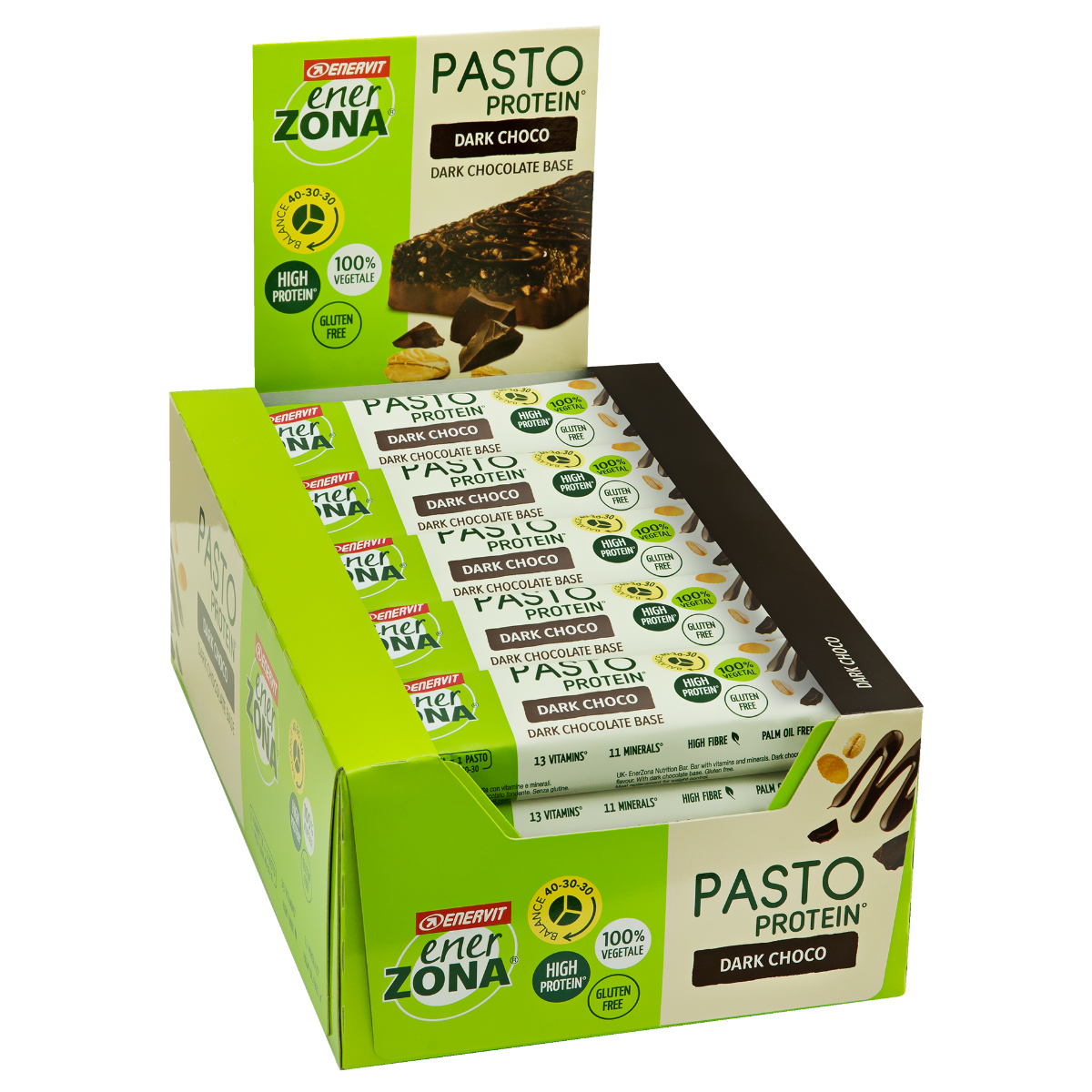 Enerzona pasto dark choco 25 pezzi