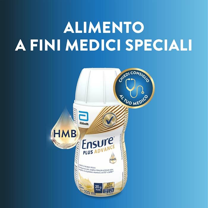 Ensure Plus Advance Supplemento Ipercalorico Banana  4 x 220ml