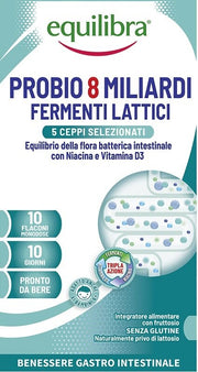 Equilibra probio 8 miliardi 10 flaconcini