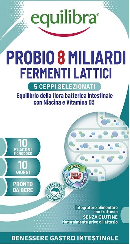 Equilibra probio 8 miliardi 10 flaconcini