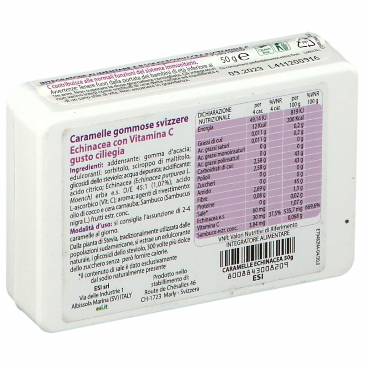 Esi echinaid caramelle cil 50g
