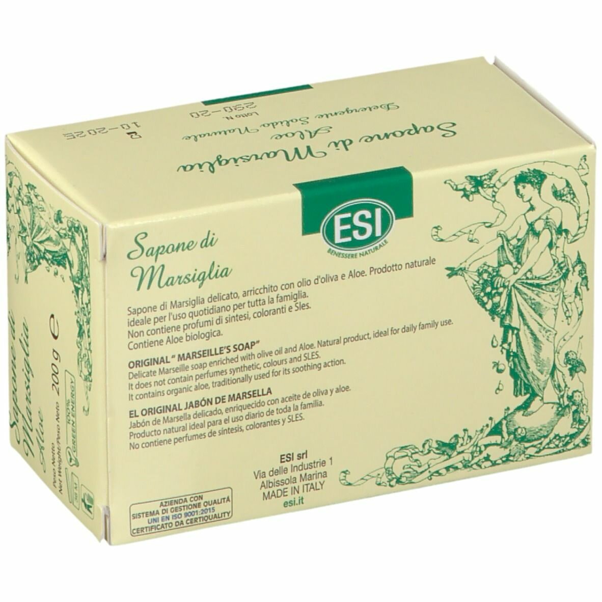 Esi sapone marsiglia aloe 200g