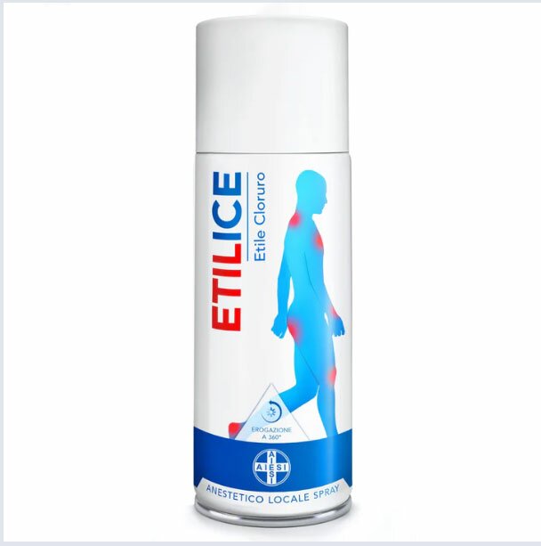 Etile cloruro ghiaccio istantaneo bomboletta spray 175 ml