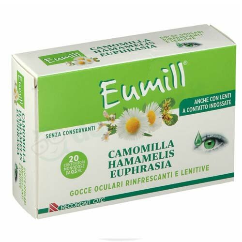 Eumill gocce oculari 20 flaconcini monodose 0,5 ml