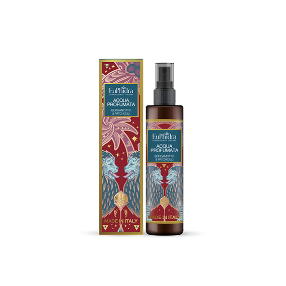 Euphidra bergamotto & patchouli acqua profumata 125ml