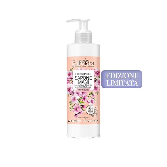 Euphidra fiori pesco sapone mani