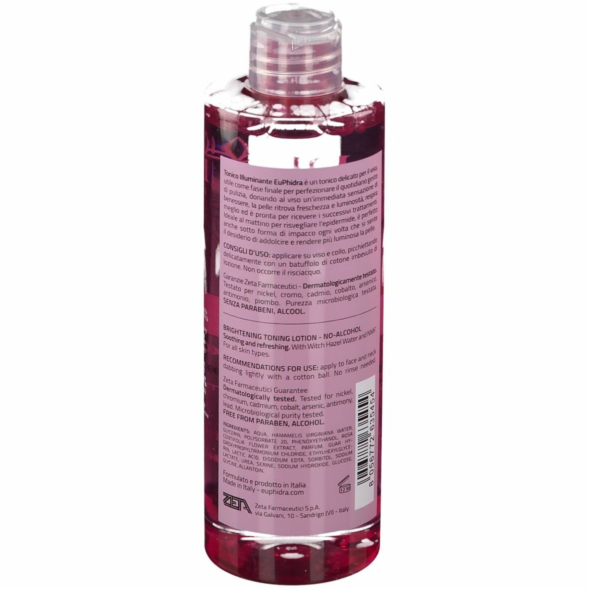 Euphidra tonico illuminante 400 ml