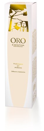 Exenthia mediterranea oro profumatore ambiente diffusore a bastoncino 250 ml