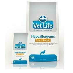 Farmina vet life natural canine hypoallergenic cibo secco pesce e patate per cani sacco 12kg
