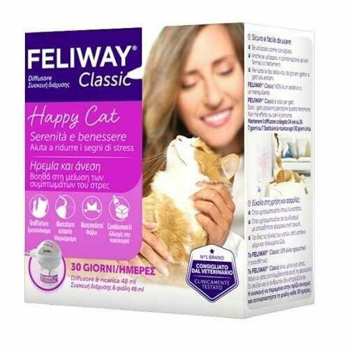 Feliway Classic Diffusore  Antistress Gatto + Flacone 48ml